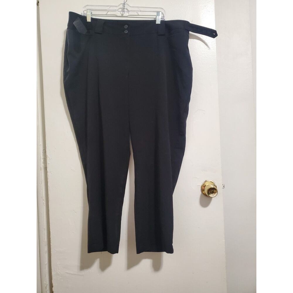 Lane Bryant 4 Black Dress Pants Trousers Slacks Stretch